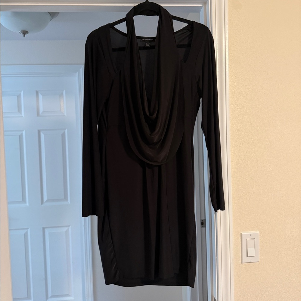 PrettyLittleThing Sleek Black Dress